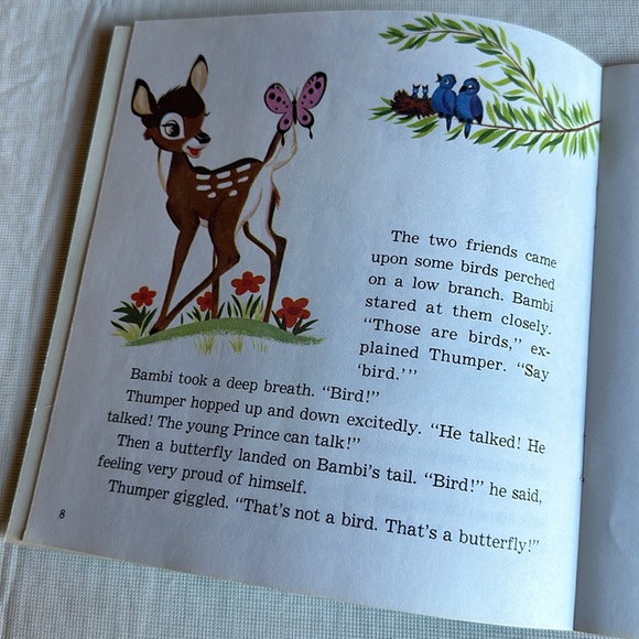 Walt Disney's *Vintage* Story of Bambi 24 Pg Read Along Book *TAPE NOT INCLUDED* - Picture 7 of 7